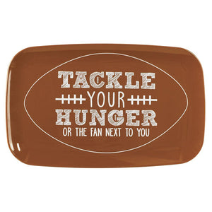 "Tackle Your Hunger" Plastic Serving Tray