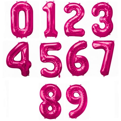 HOT PINK Supershape Numbers