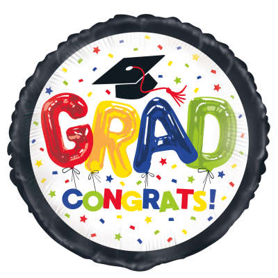 18" Balloon Letter Congrats Grad Balloon