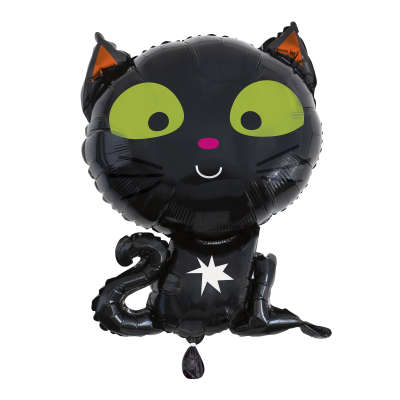 Supershape Black Cat Mylar