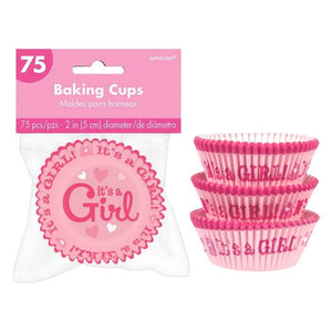 "It's A Girl" Baking Cups