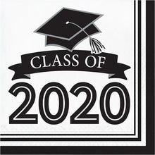 Load image into Gallery viewer, Class of 2020 Lunch Napkin 36ct White
