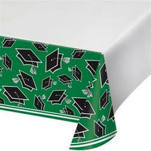 Load image into Gallery viewer, Congrats Grad Tablecover 54&quot;x102&quot; Green
