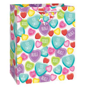Candy Hearts Large Giftbag