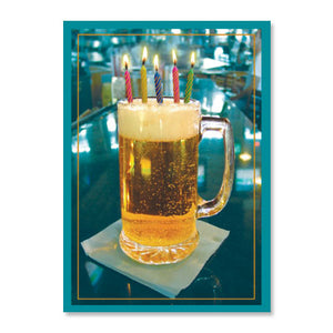 Beer Mug Birthday Card