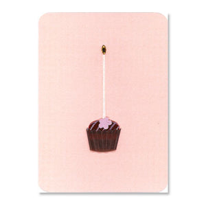 Pink Cupcake Birthday Card