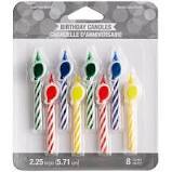 Balloon Striped Candles
