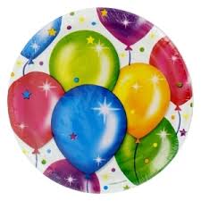Birthday Balloons Tableware