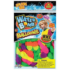 Water Bomb Water Balloons - 100 Pack