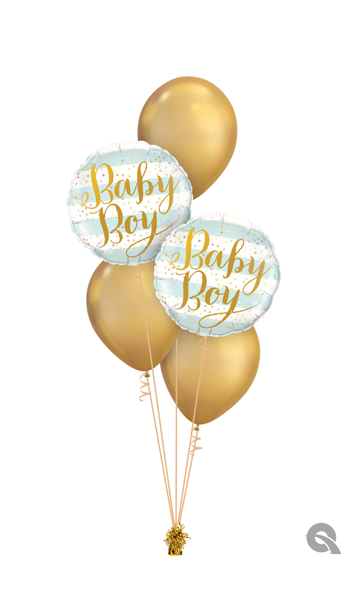 Baby Boy Stripes Classic Bouquet