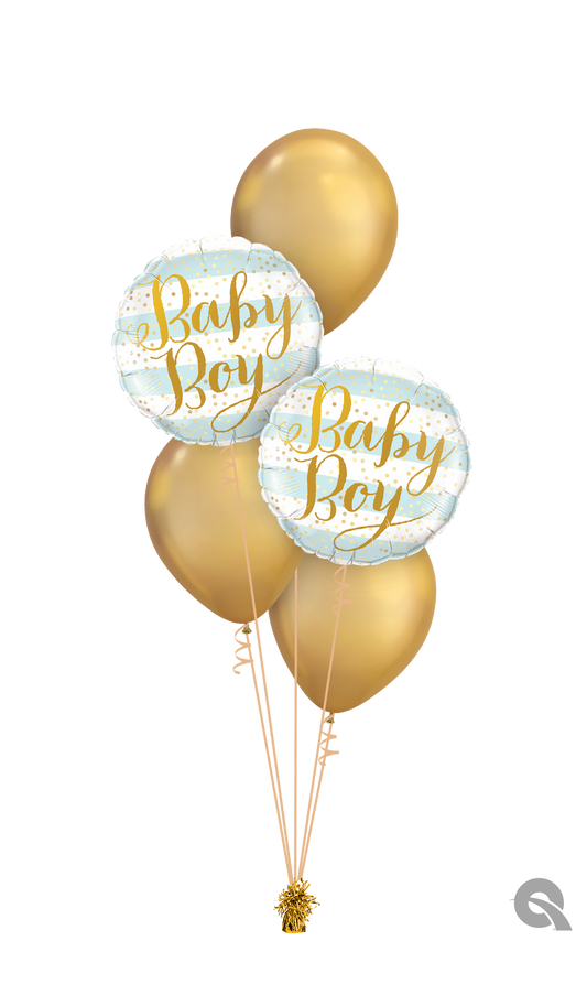 Baby Boy Stripes Classic Bouquet