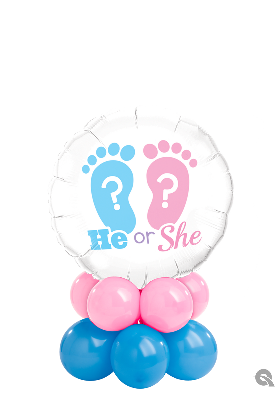 Gender Reveal Mini Balloon Decor