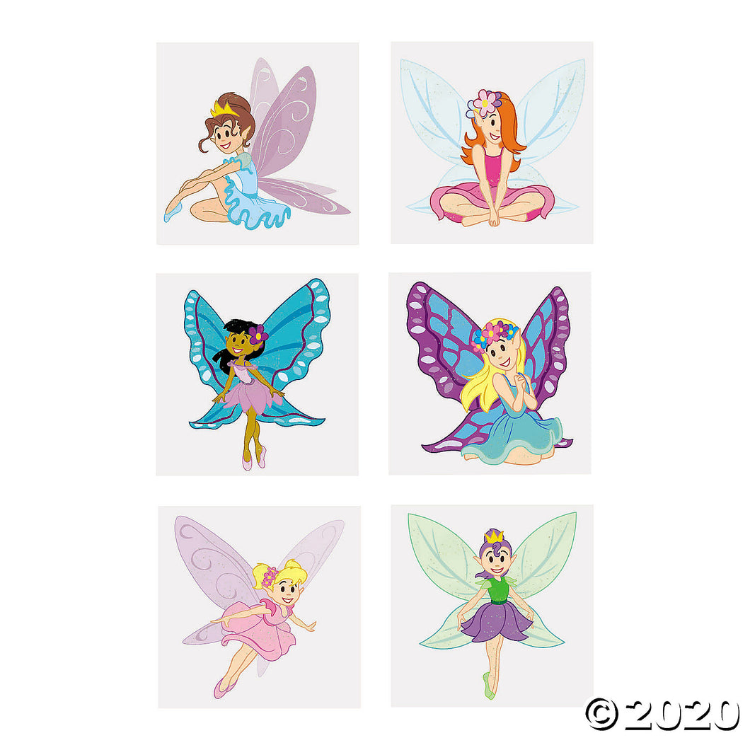 Fairy Princess Glitter Tattoos
