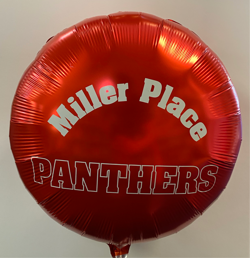Local High School Helium Foil Balloons