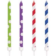 Tall Pattern Candles