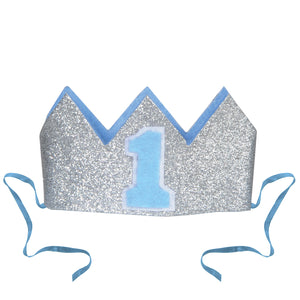 Glittered Baby's 1st Birthday Crown