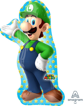 Super Mario Balloon Luigi Super shape