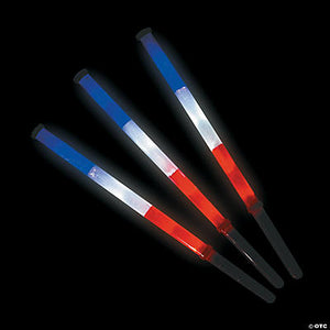 Patriotic Light-Up Flashing Batons