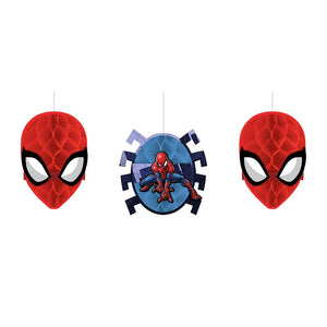 Spider-Man Honeycomb Decorations