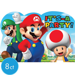 Super Mario Invitations