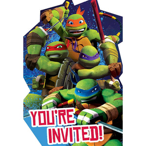 Teenage Mutant Ninja Turtles Invitations, 8 ct.