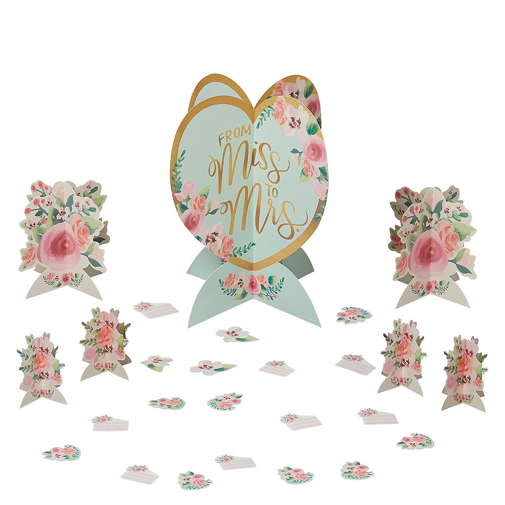 Mint to Be Floral Table Decorating Kit