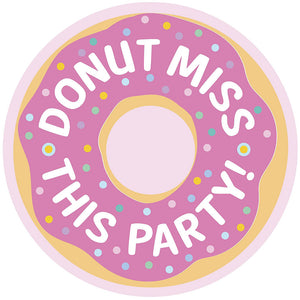 Donut Miss this Party Birthday Invitations