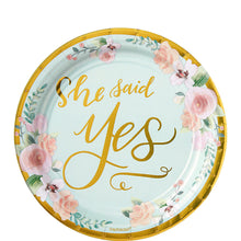 Load image into Gallery viewer, &quot;She Said Yes&quot; Tableware Pattern
