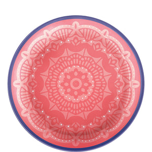 Boho Vibes Summer Mandala Melamine Plates