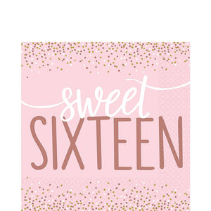 Sweet Sixteen Blush Tableware Pattern