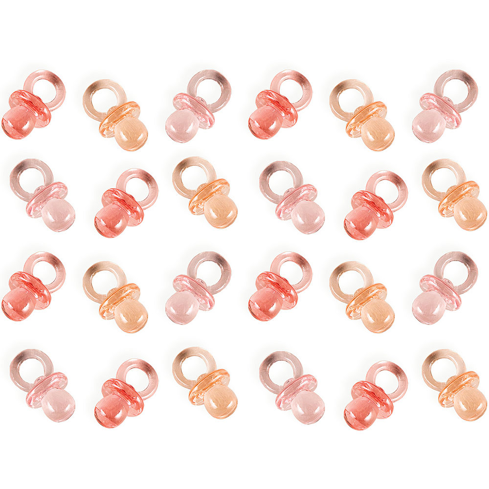 Pink Pacifier Favor Charms