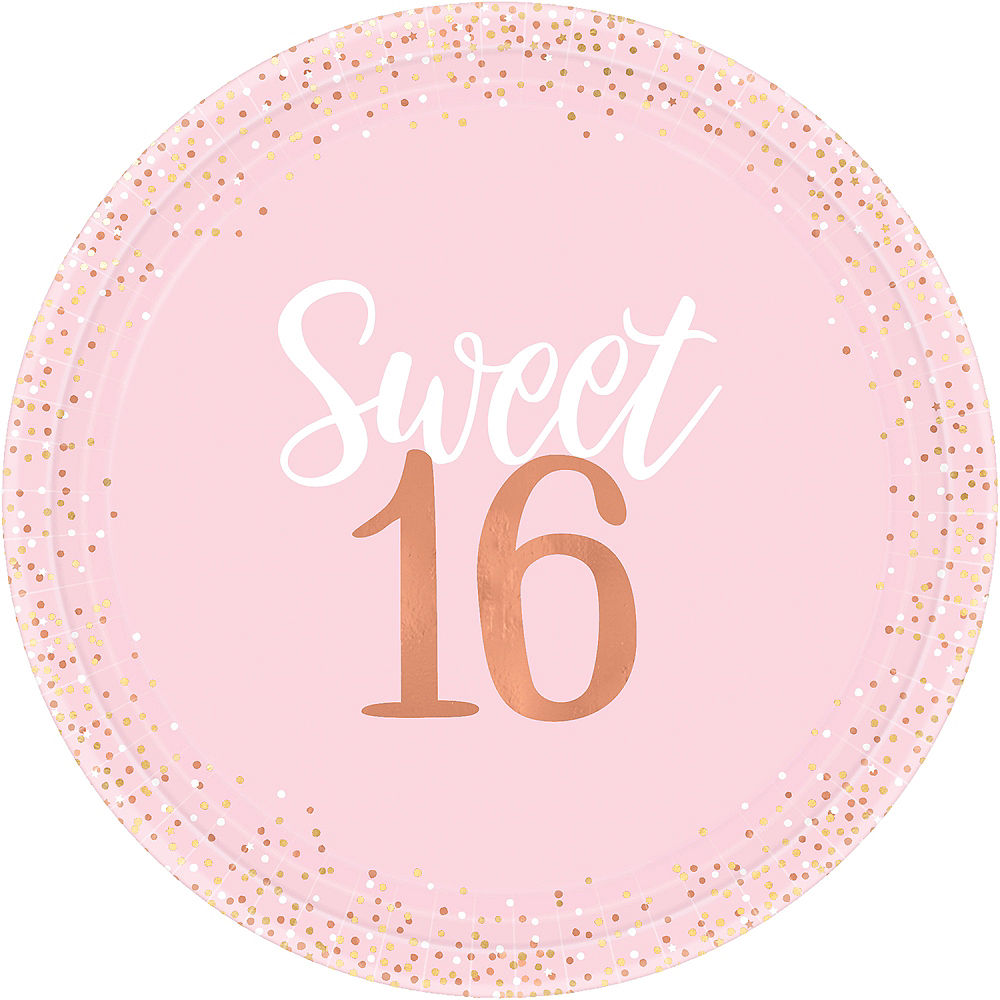 Sweet Sixteen Blush Tableware Pattern