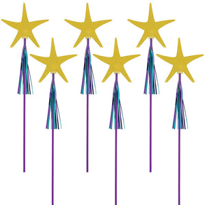 Glitter Starfish Wands