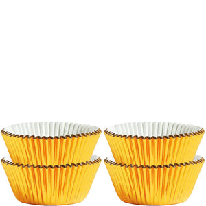 Mini Gold Baking Cups