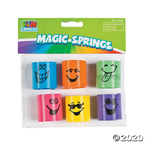 Plastic Mini Goofy Smile Face Magic Springs