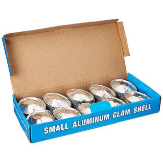 Small Aluminum Clam Shells (250ct.)