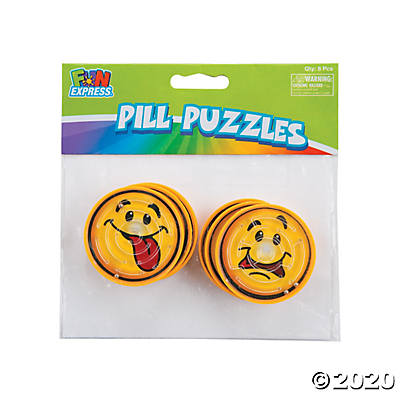 Emoji Pill Puzzle Favors
