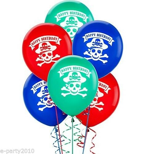 Pirate Party Latex Balloons