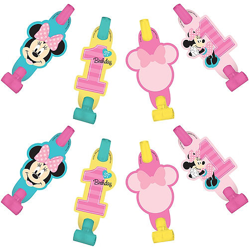 Minnie Mouse 1st Birthday Blowouts