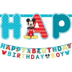Mickey Mouse 1st Birthday Jumbo Letter Banner Kit