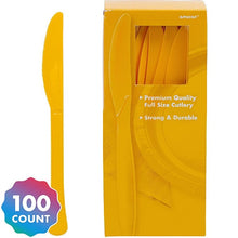 Load image into Gallery viewer, Party Pack Premium Plastic Knives 100ct
