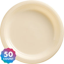 Load image into Gallery viewer, Party Pack Plastic Dinner Plates 50ct
