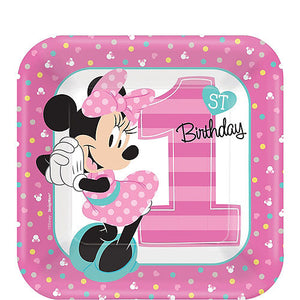 Minnie Mouse 1st Birthday Tableware