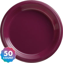 Load image into Gallery viewer, Party Pack Plastic Dinner Plates 50ct
