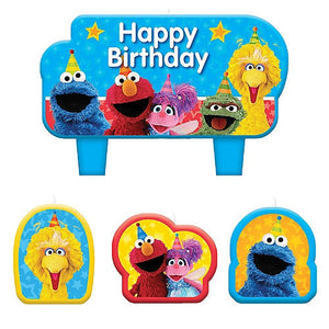 Sesame Street Birthday Candle Set