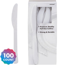 Load image into Gallery viewer, Party Pack Premium Plastic Knives 100ct

