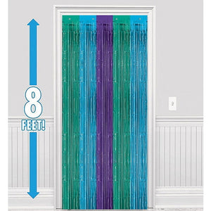 Metallic Fringe Door Curtains
