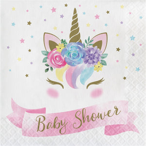 Baby Shower Unicorn Lunch Napkin