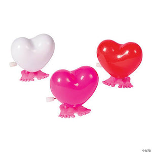 Valentine Hopping Hearts Wind-Up Toys