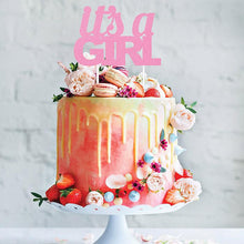 Load image into Gallery viewer, It&#39;s a Girl Cake Topper
